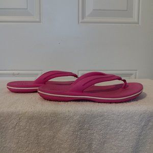 Croc flip flops